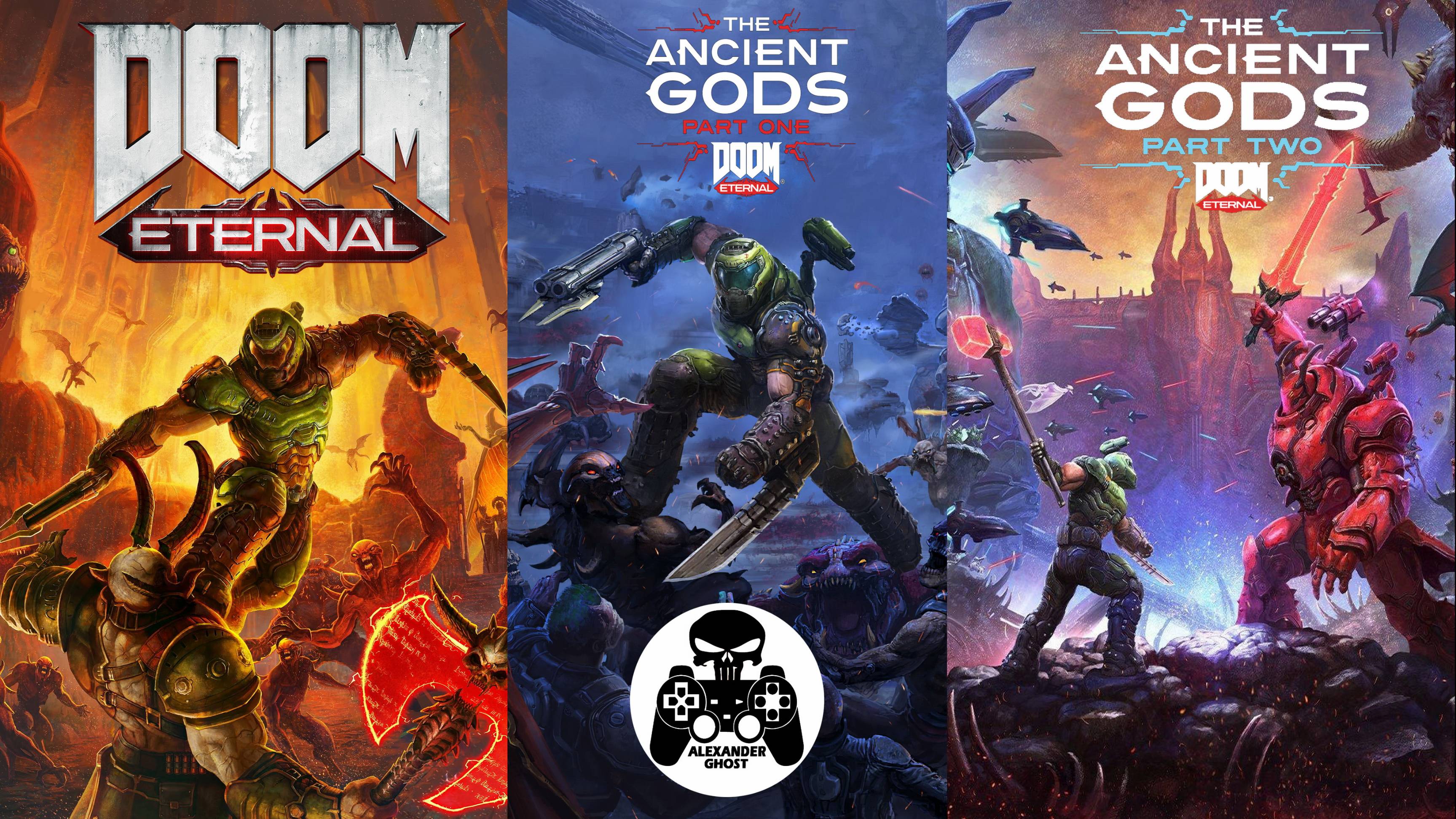 DOOM Eternal + 2 DLC (The Ancient Gods Part One, Part Two) полное прохождение, все секреты