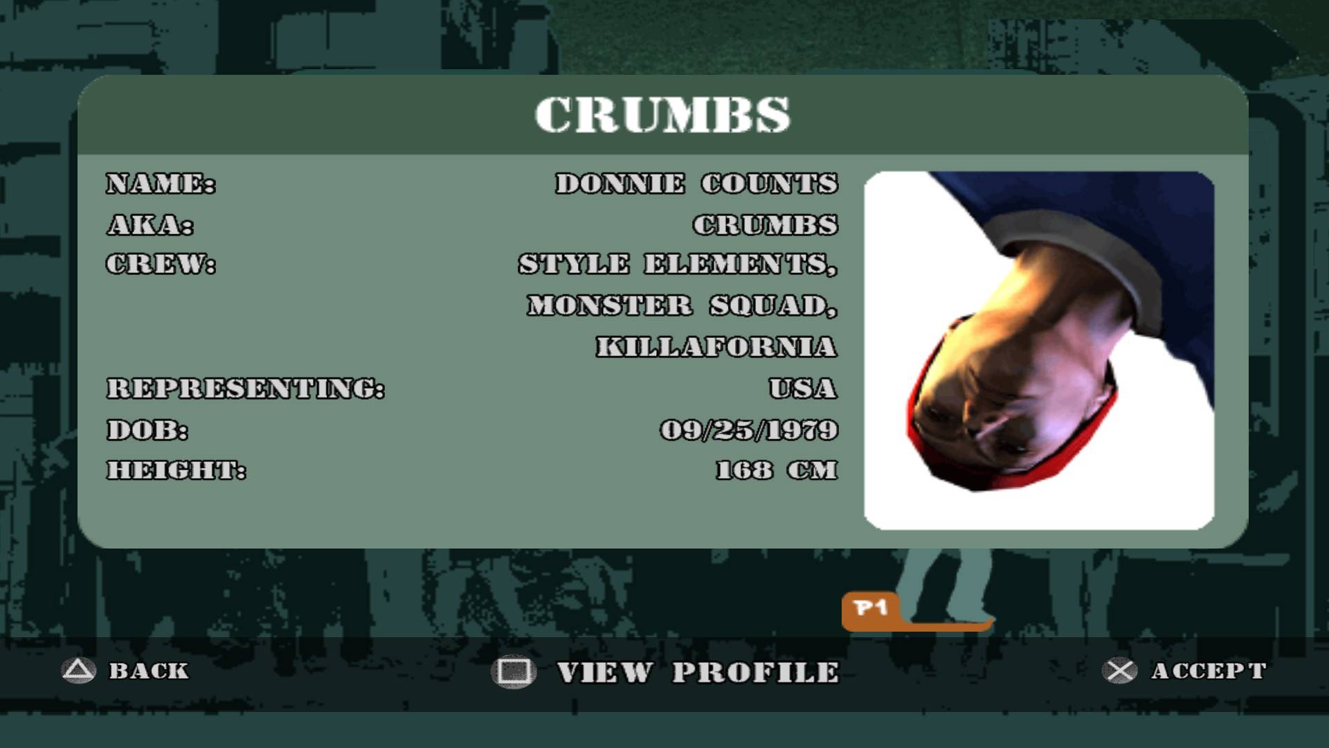 Bboy Crumbs from BBOYTHEGAME