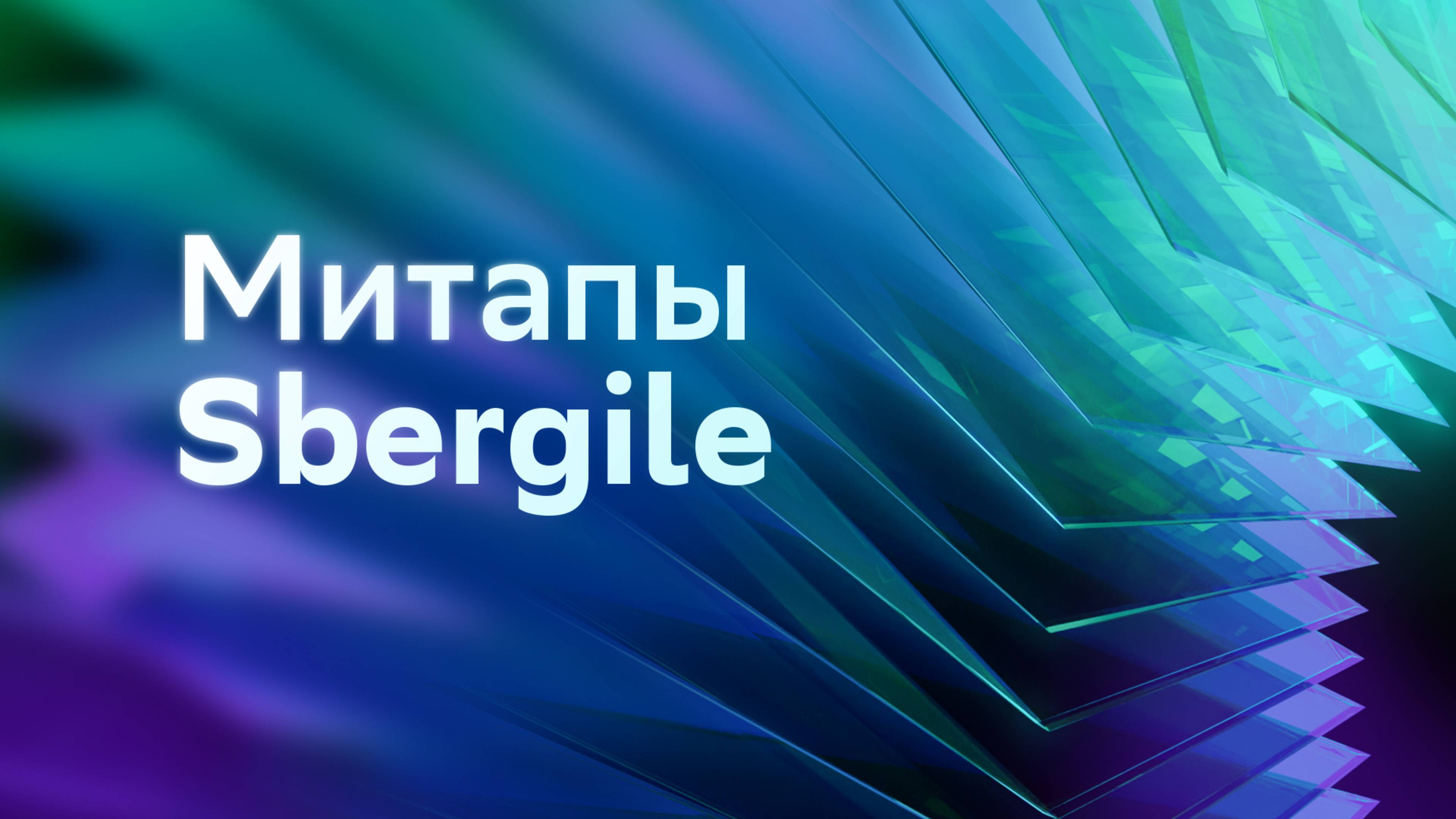 Митапы Sbergile