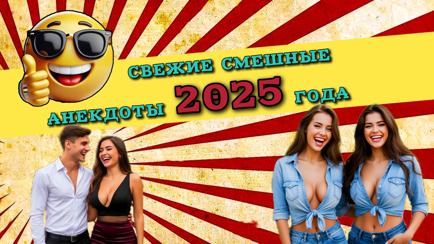 Лучшие анекдоты 2025, самые смешные шутки и истории для хорошего настроения.