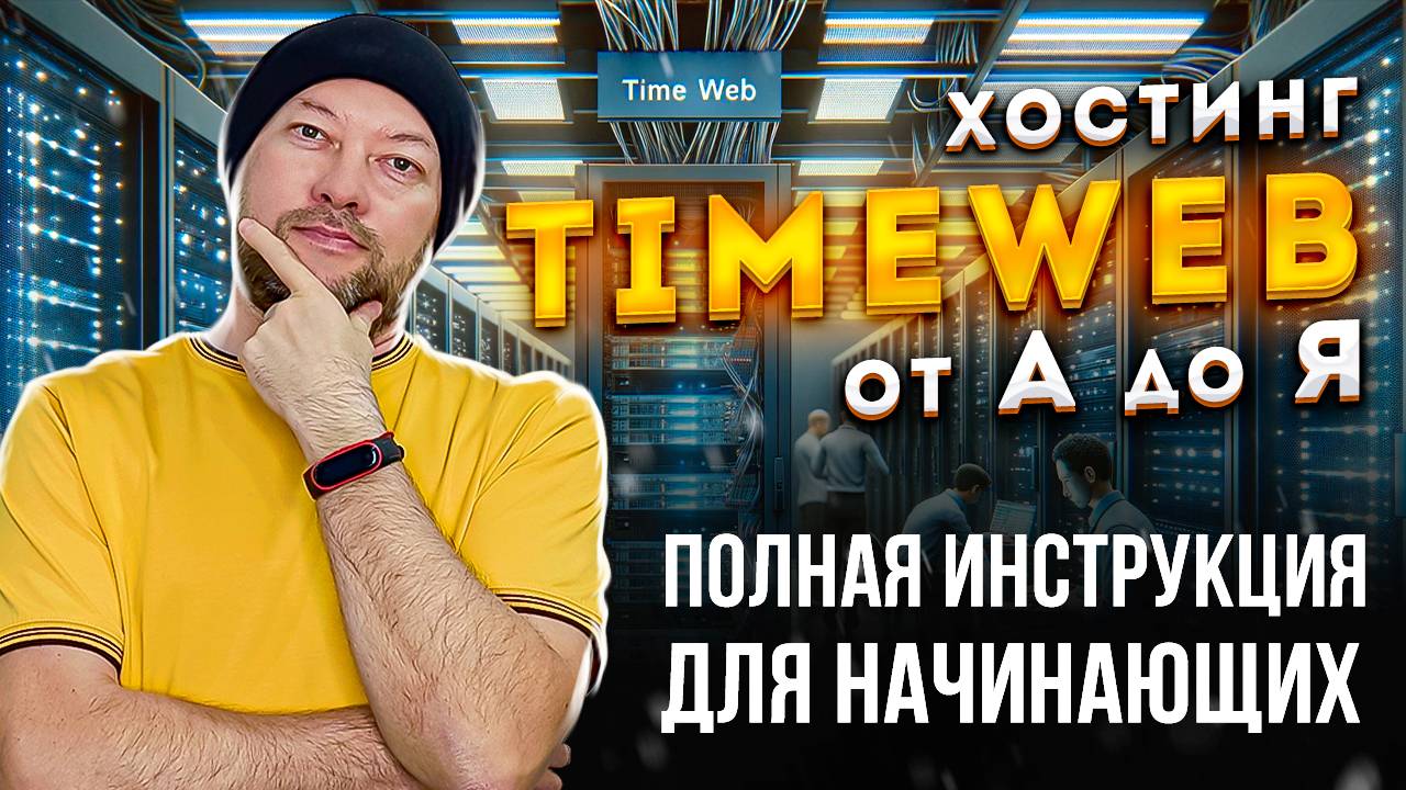 Хостинг Timeweb от А до Я. Практический курс по работе с хостингом для начинающих WEB дизайнеров