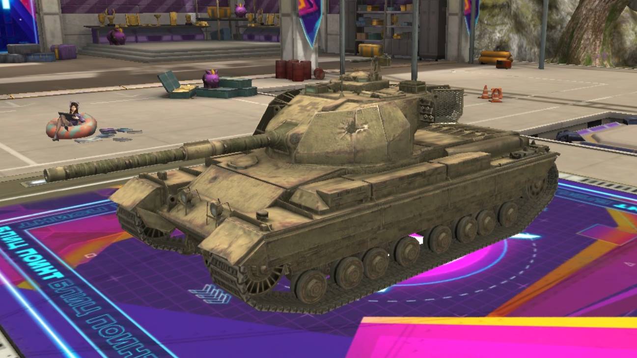 Caernarvon Action X (Великобритания, премиум, тяжёлый, 8 уровень)