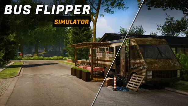 Bus Flipper Симулятор Ремонта Домике на Колёсах