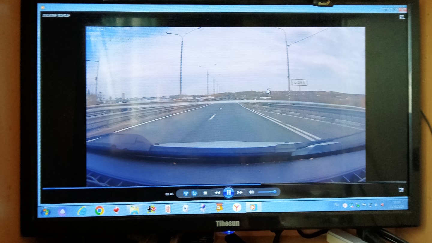 Видео с авторегистратора