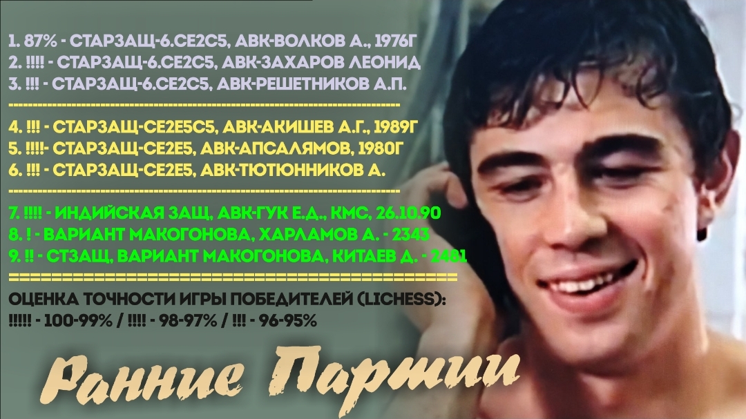 6.Молодость Староиндийской защиты