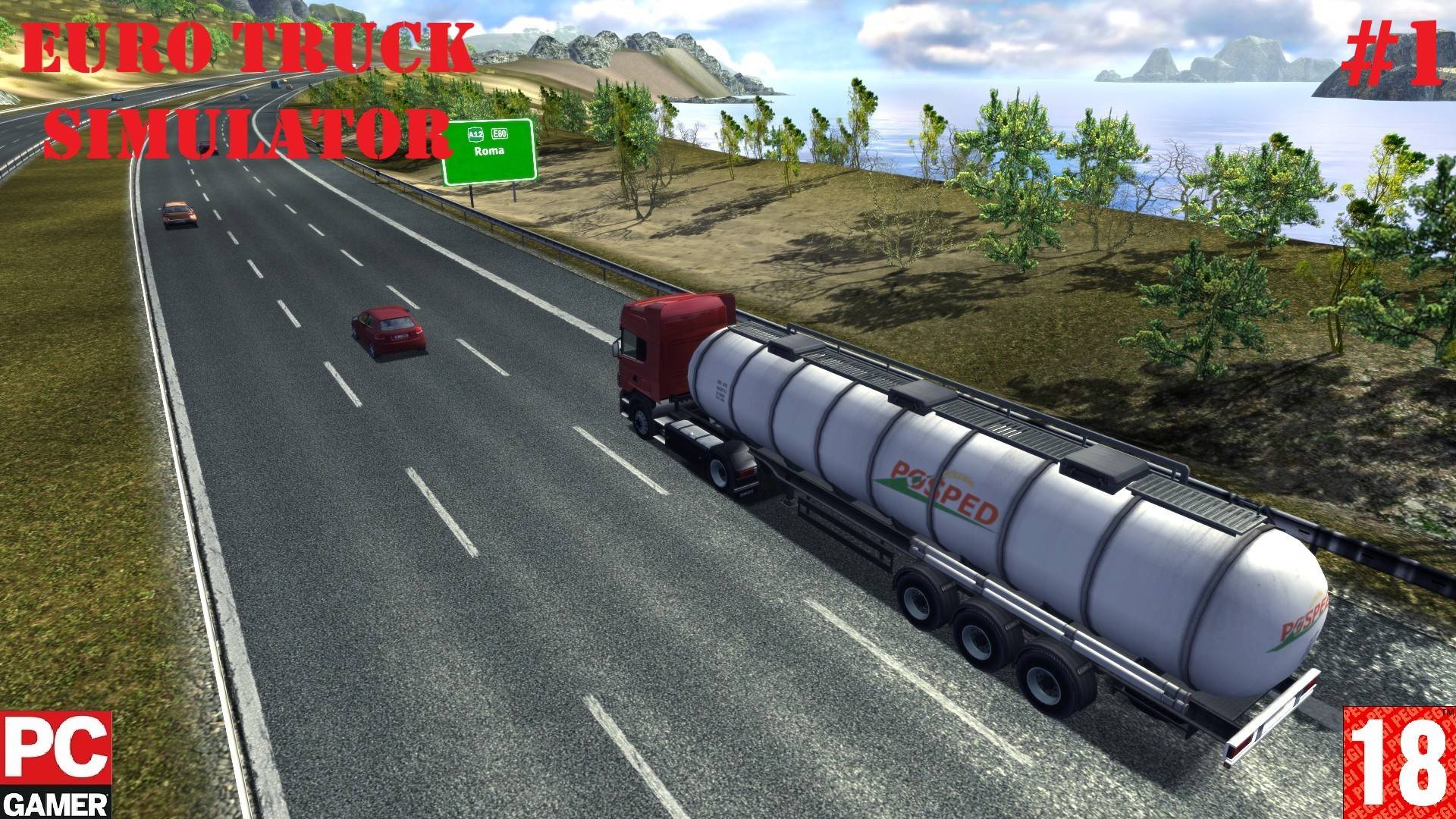 Euro Truck Simulator (PC) - Прохождение игр. (2008)(без комментариев)