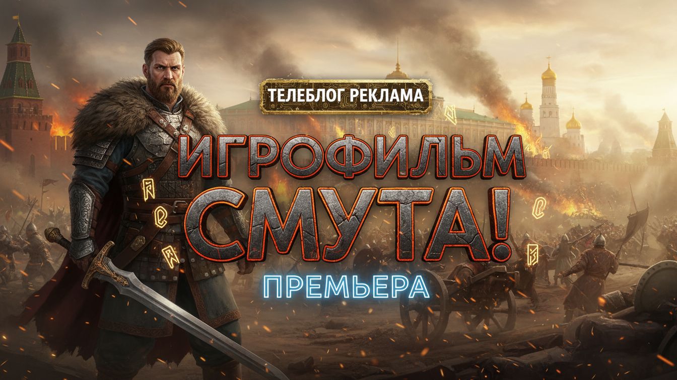ИГРОФИЛЬМ Смута (все катсцены, на русском) прохождение без комментариев