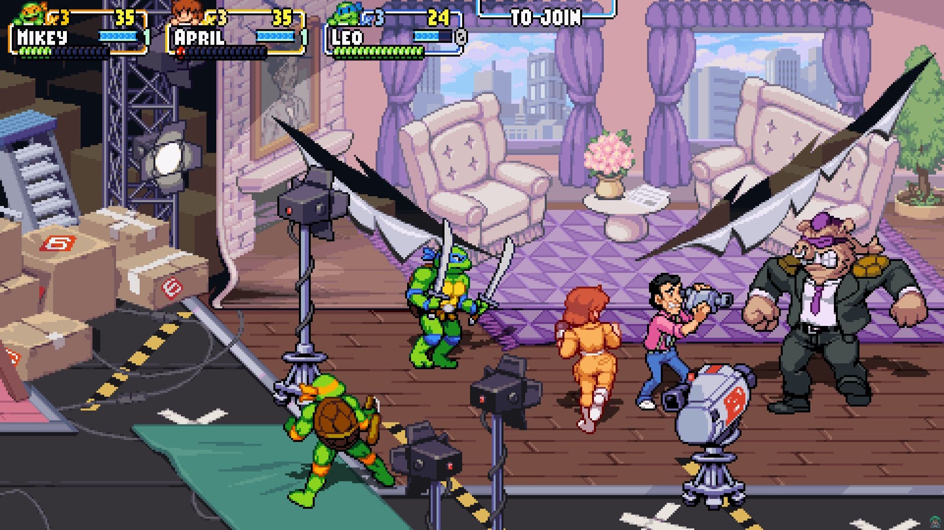 [PC] Прохождение Teenage Mutant Ninja Turtles: Shredder′s Revenge Co-oP
