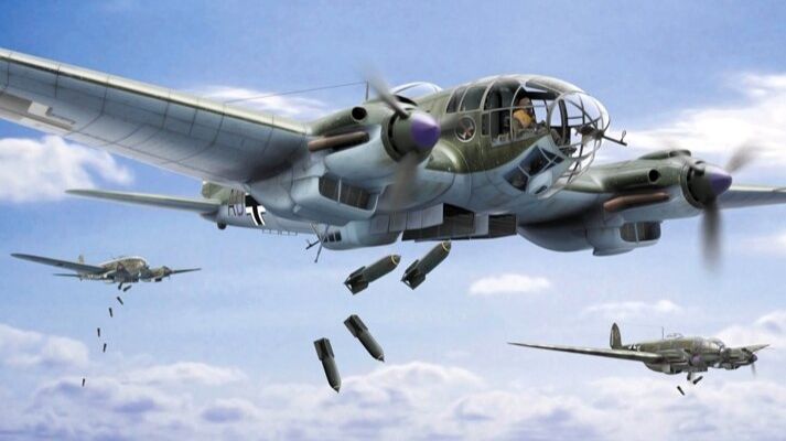 Бомбардировщики He-111 Германия