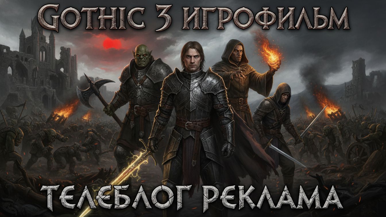 Gothic 3 Игрофильм. Телеблог Реклама