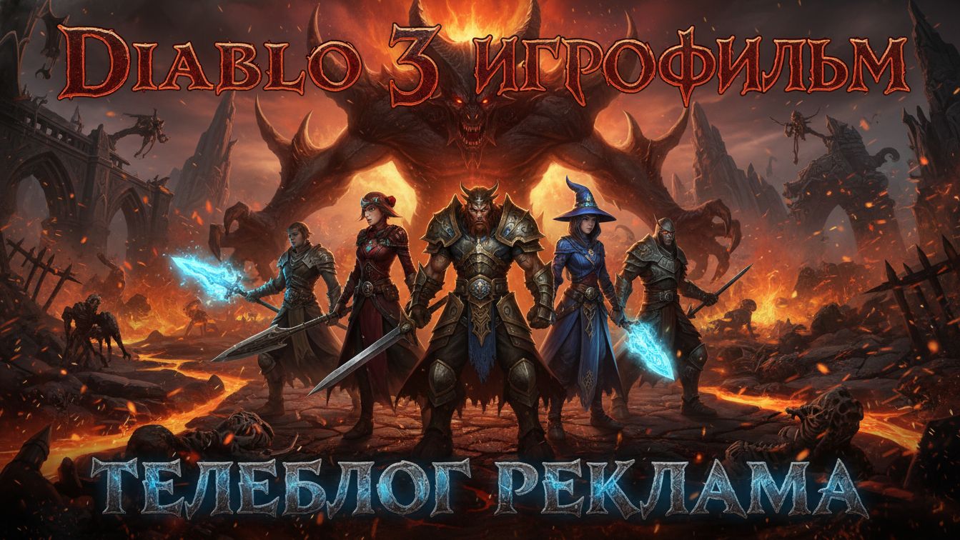 Diablo 3 Игрофильм. Телеблог Реклама