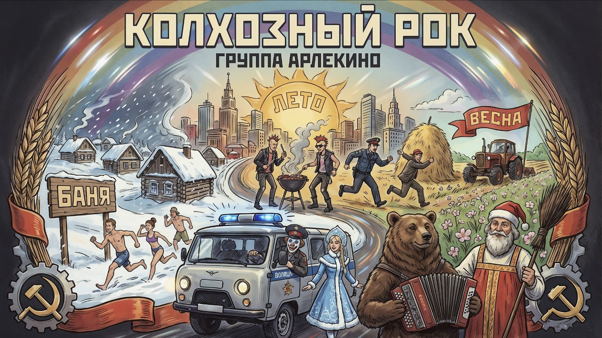 АРЛЕКИНО альбом ″ КОЛХОЗНЫЙ РОК ″