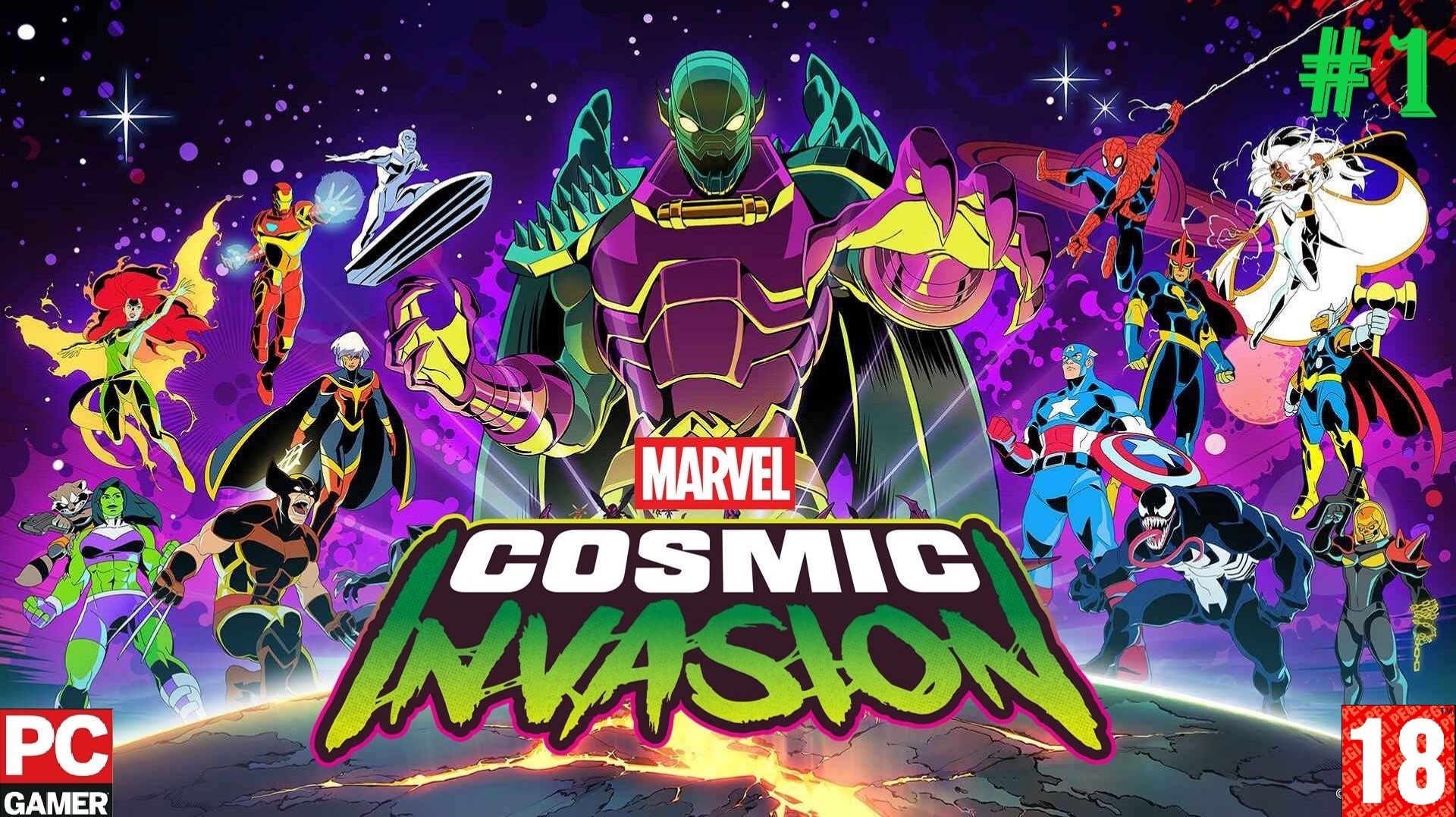 MARVEL Cosmic Invasion (PC) - Прохождение игр. (2025)(без комментариев)