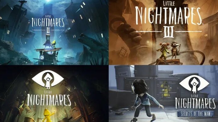 Little nightmares I, II, III и DLS контент.