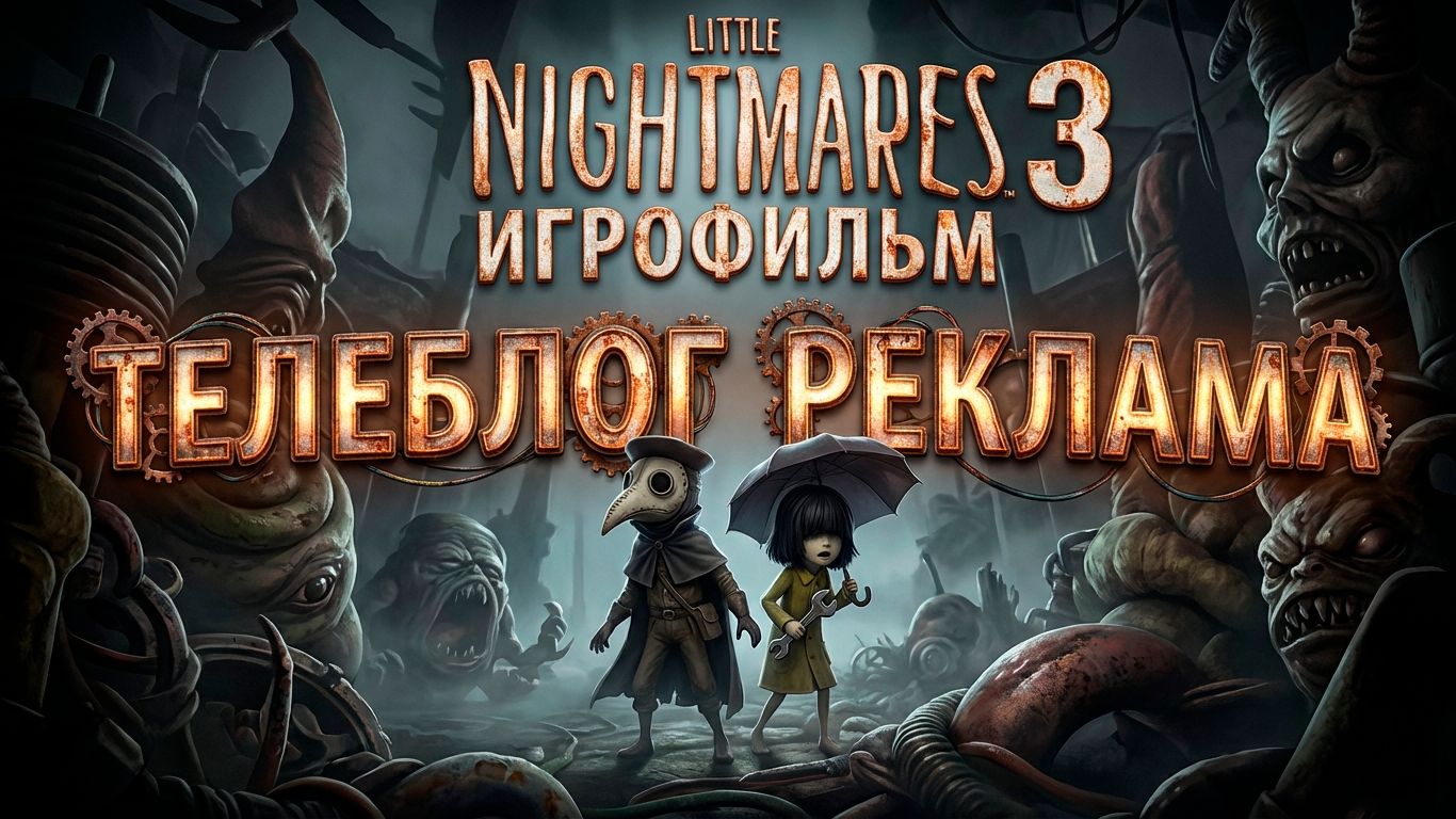 Little Nightmares Игрофильм. Телеблог Реклама