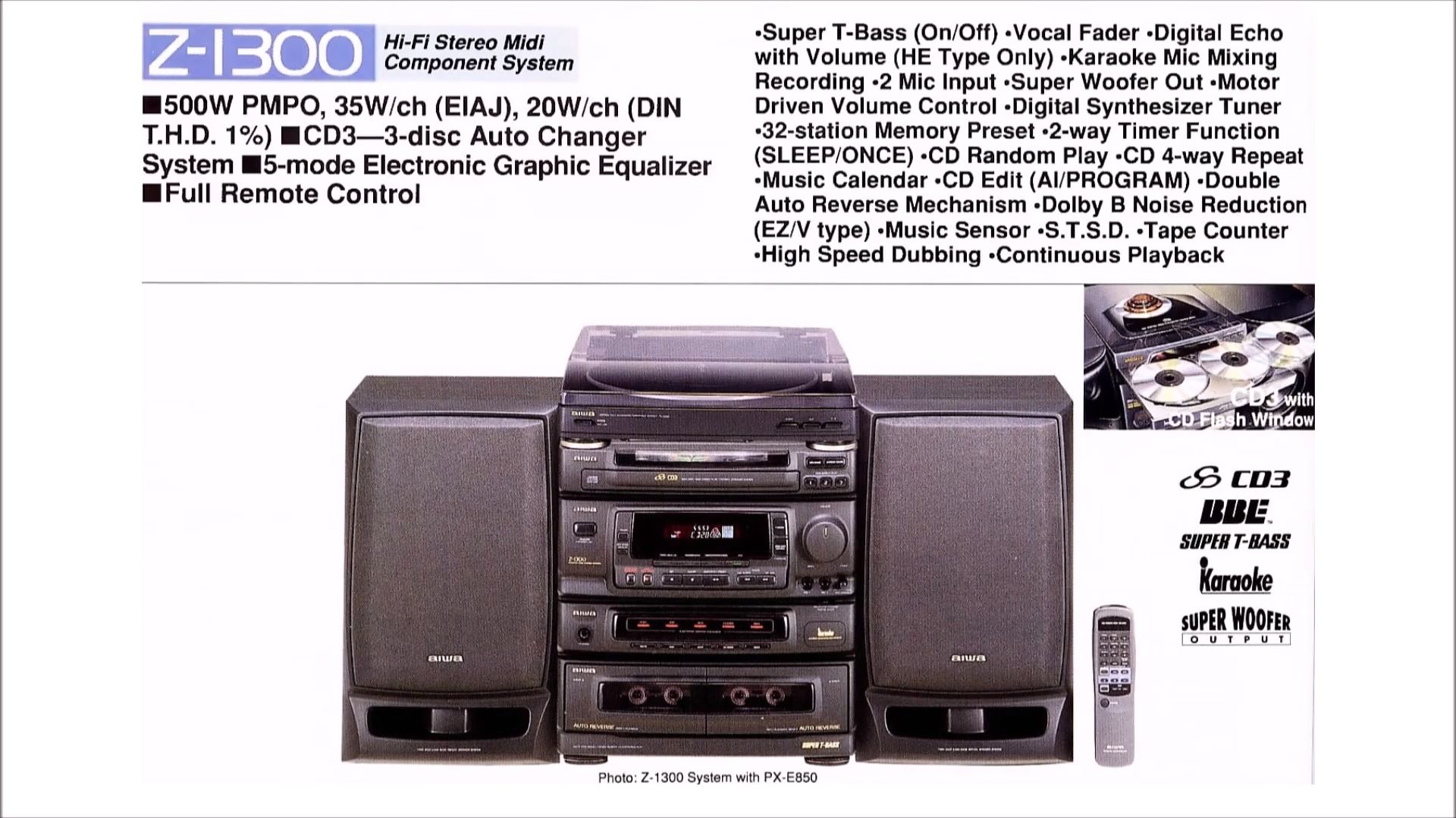 Музыкальный центр Aiwa Z-1300