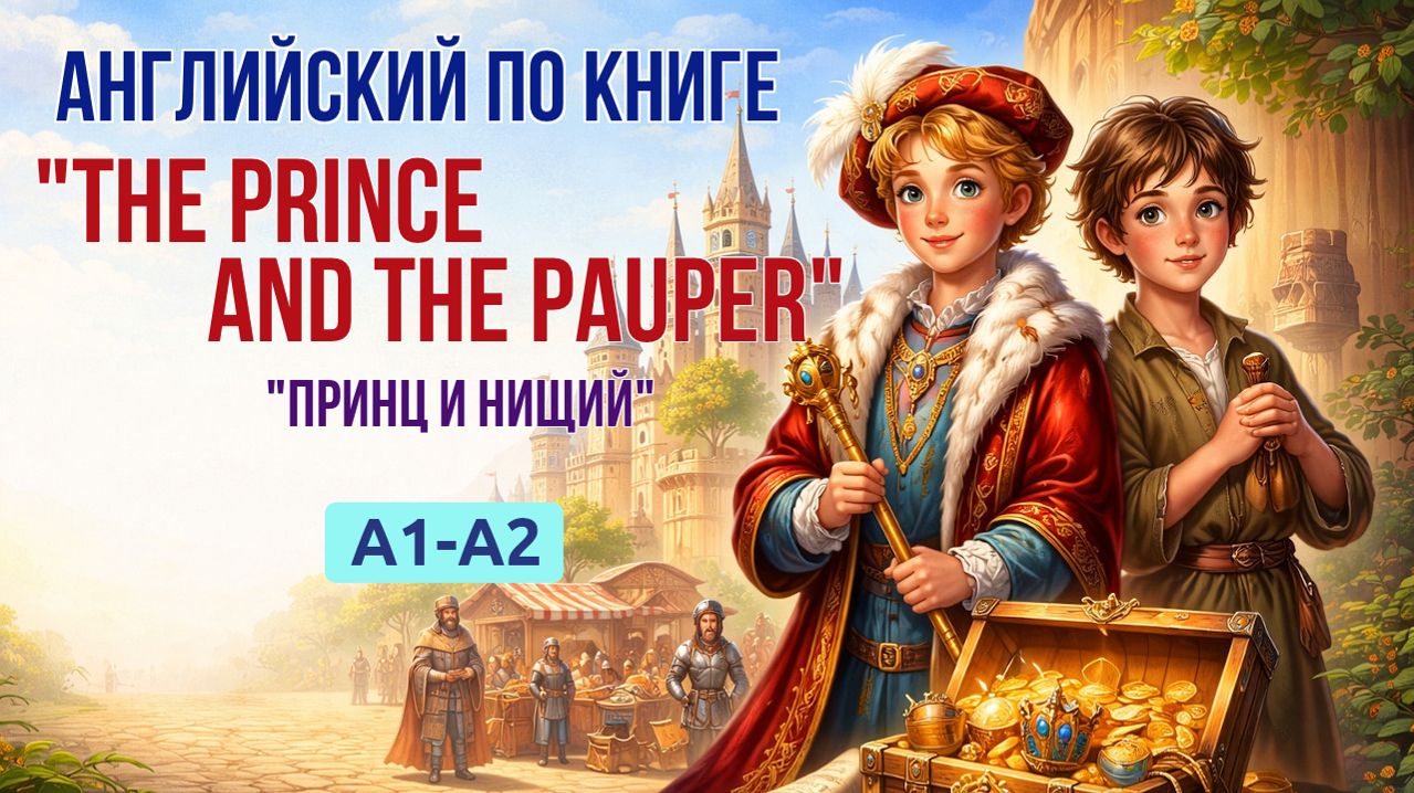 Английский по книгам - ″Принц и нищий″, уровень A1-A2