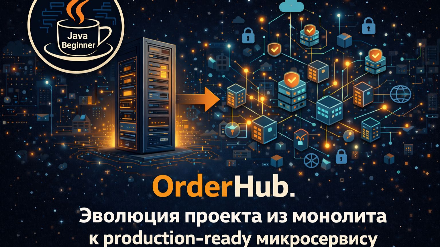 OrderHub. Эволюция проекта из монолита к production-ready микросервису
