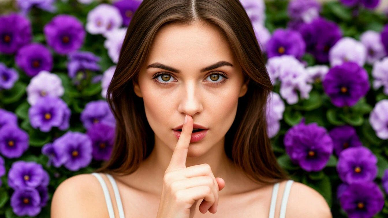 Секретики фиалок