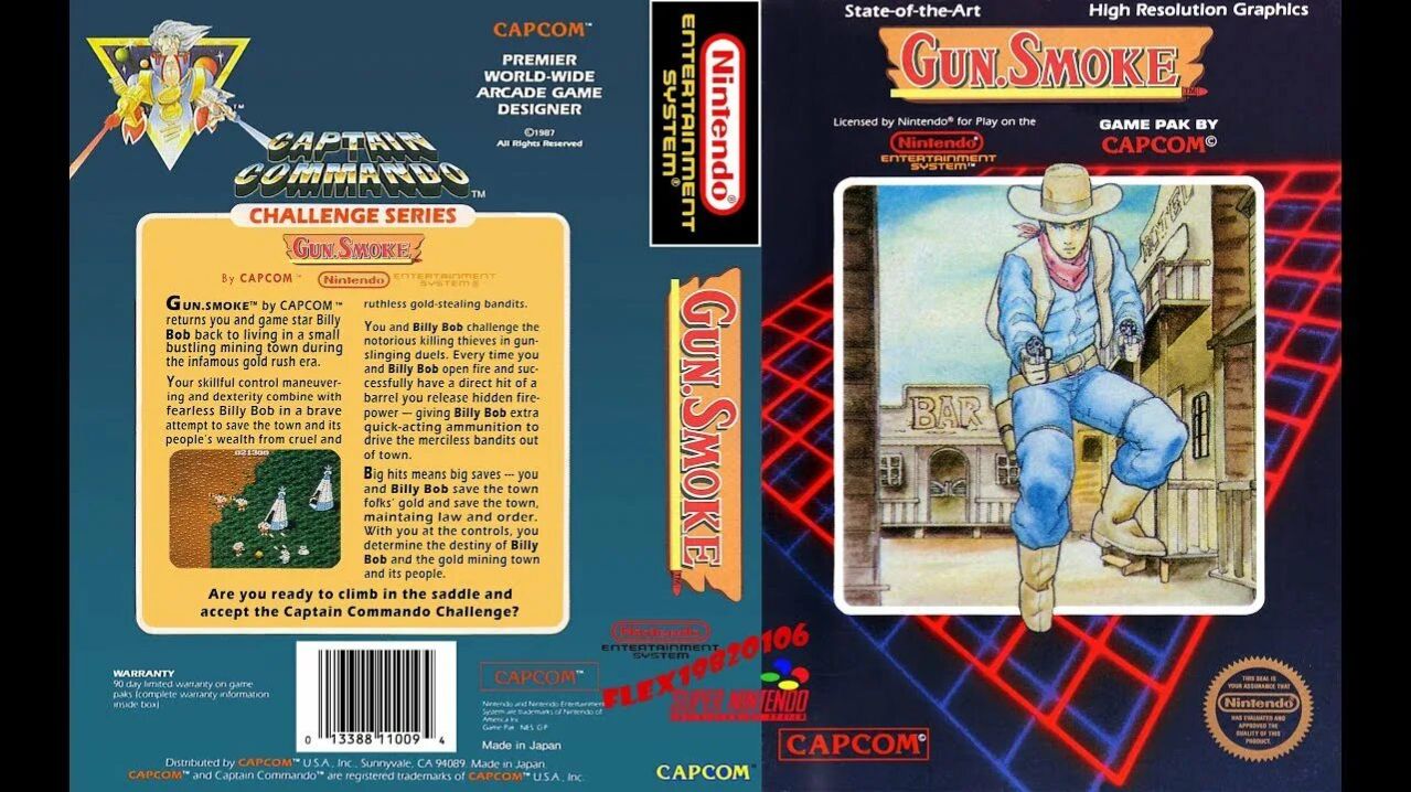 Dendy (Famicom,Nintendo,Nes) 8-bit Gun smoke Полное Прохождение