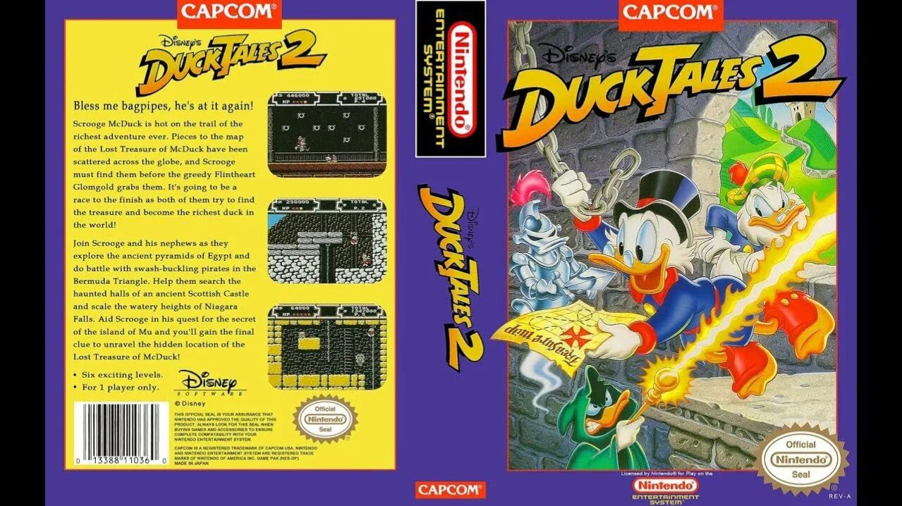 Dendy (Famicom,Nintendo,Nes) 8-bit Duck Tales 2 parts Полное Прохождение