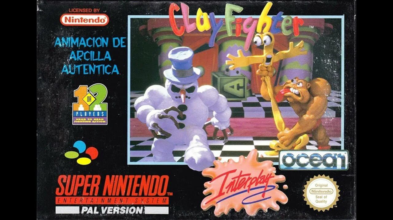 Super Nintendo (Snes) 16-bit Clay Fighter / Глиняный боец Прохождение / Long Play