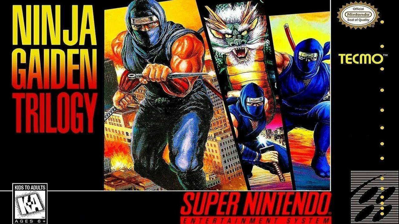 Super Nintendo (Snes) 16-bit Ninja Gaiden 1 part Полное Прохождение