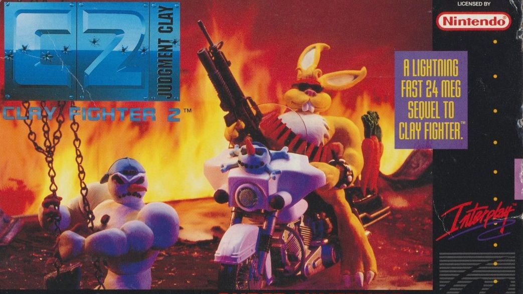 Super Nintendo (Snes) 16-bit ClayFighter 2 Judgment Clay / Глиняный боец 2 Прохождение / Long Play