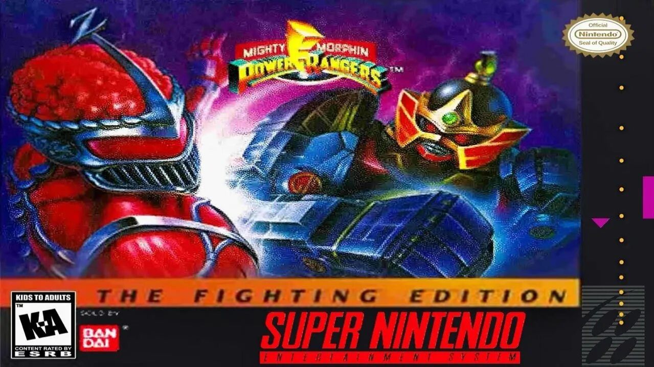 Super Nintendo (Snes) 16-bit Mighty Morphin Power Rangers The Fighting Edition Полное Прохождение