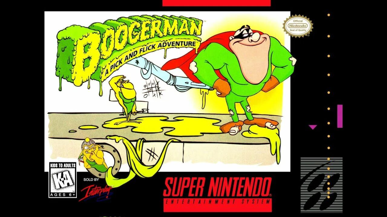Super Nintendo (Snes) 16-bit Boogerman A Pick and Flick Adventure Прохождение