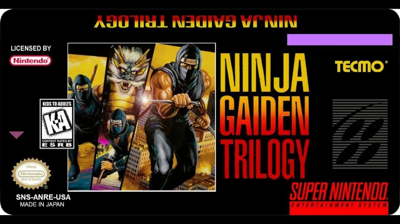 Super Nintendo (Snes) 16-bit Ninja Gaiden 3 part The Ancient Ship of Doom Полное Прохождение