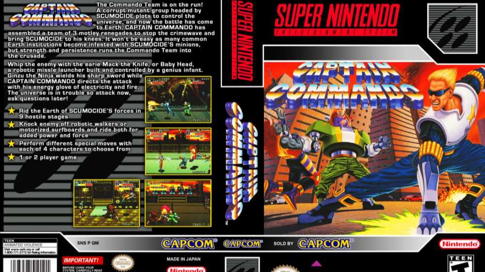 Super Nintendo (Snes) 16-bit Captain Commando Полное Прохождение