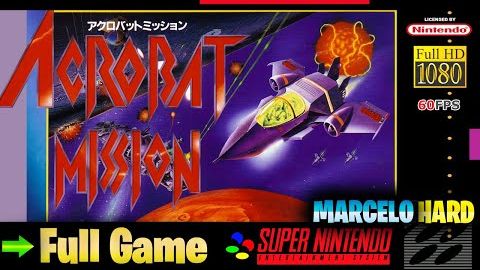 Super Nintendo (Snes) 16-bit Acrobat Mission Полное Прохождение