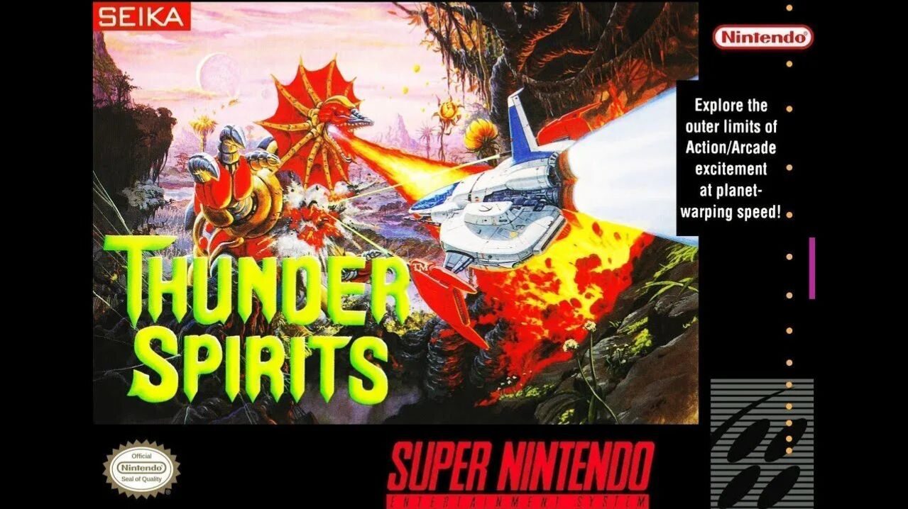 Super Nintendo (Snes) 16-bit Thunder Spirits Полное Прохождение