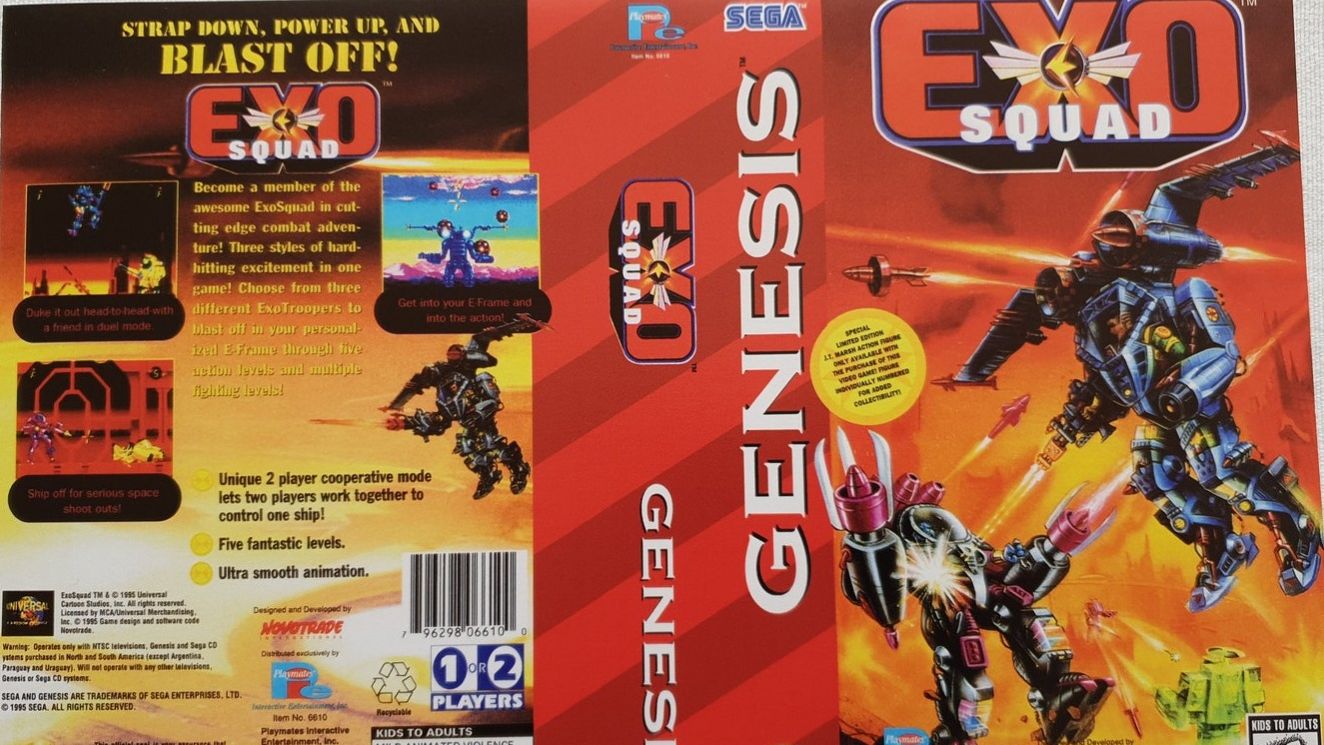 Sega Mega Drive 2 (Smd) 16-bit Exosuquad Полное Прохождение