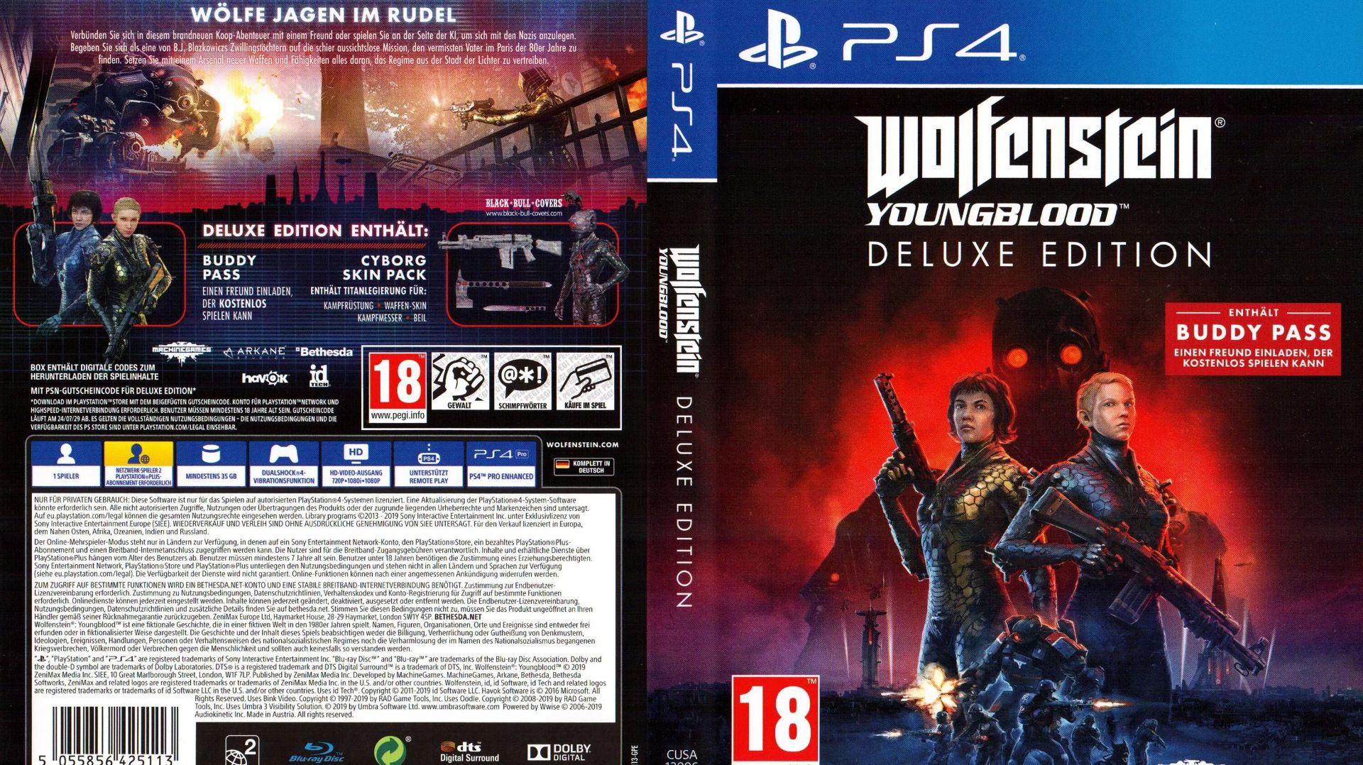 PS 4 Wolfenstein YoungBlood / Вольфенштейн Юная Кровь Прохождение