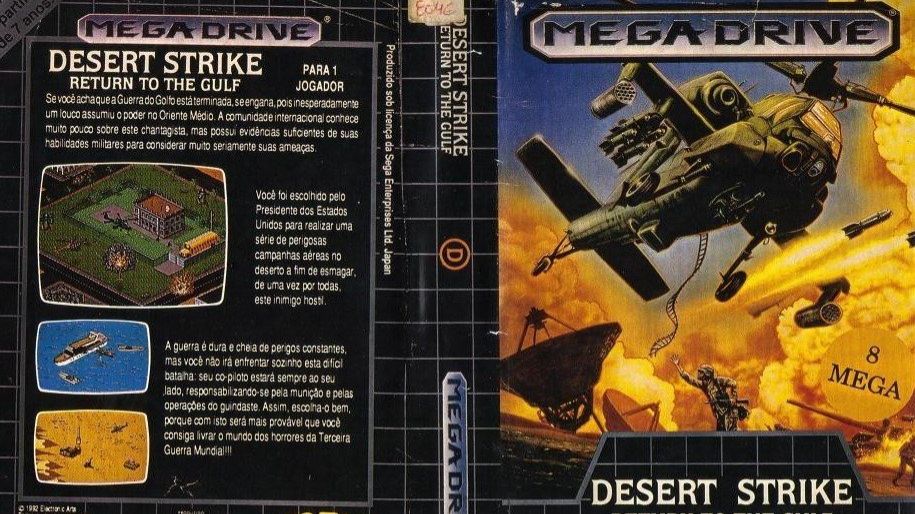Sega Mega Drive 2 (Smd) 16-bit Desert Strike - Return to the Gulf Полное Прохождение