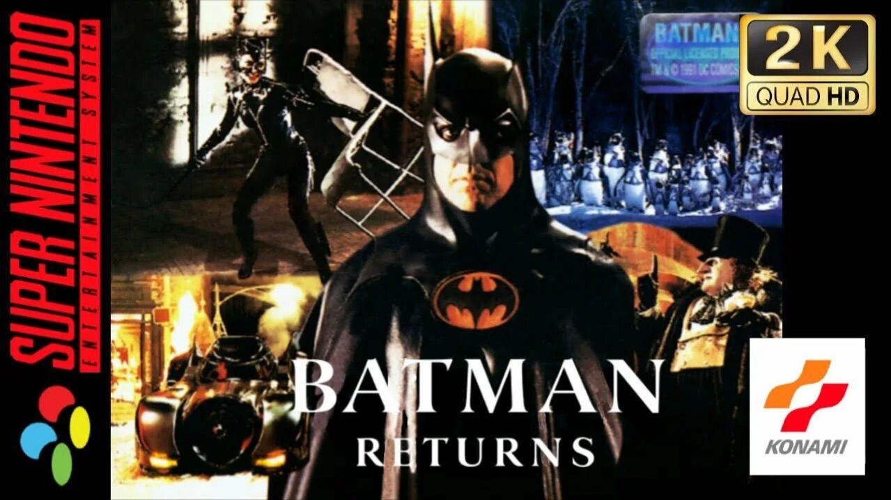 Super Nintendo (Snes) 16-bit Batman Returns Полное Прохождение