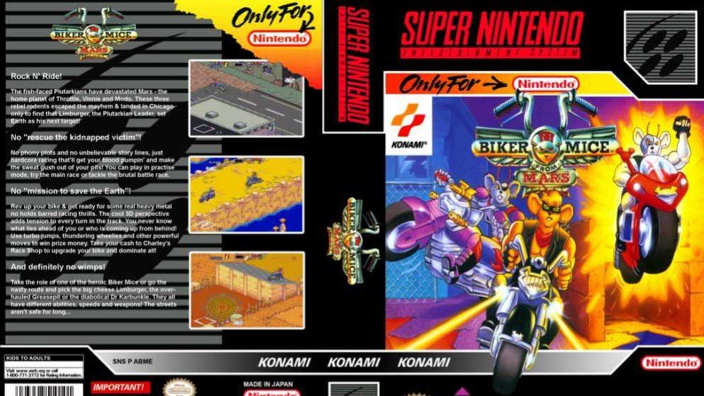 Super Nintendo (Snes) 16-bit Biker Mice From Mars Полное Прохождение