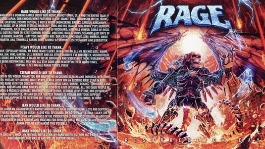 RAGE - ″Resurrection Day″ (Full Album) 2021