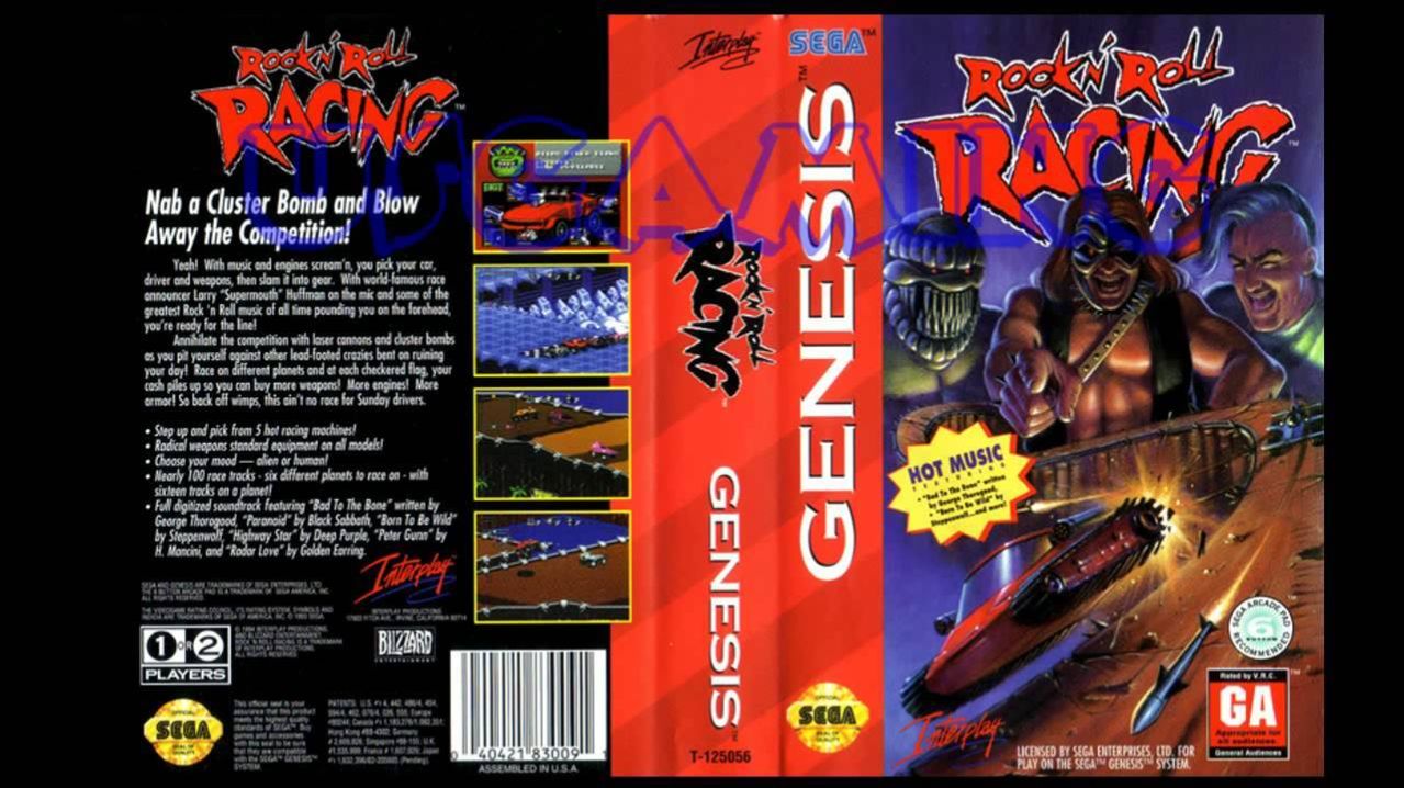 Sega Mega Drive 2 (Smd) 16-bit Rock′n′Roll Racing Полное Прохождение
