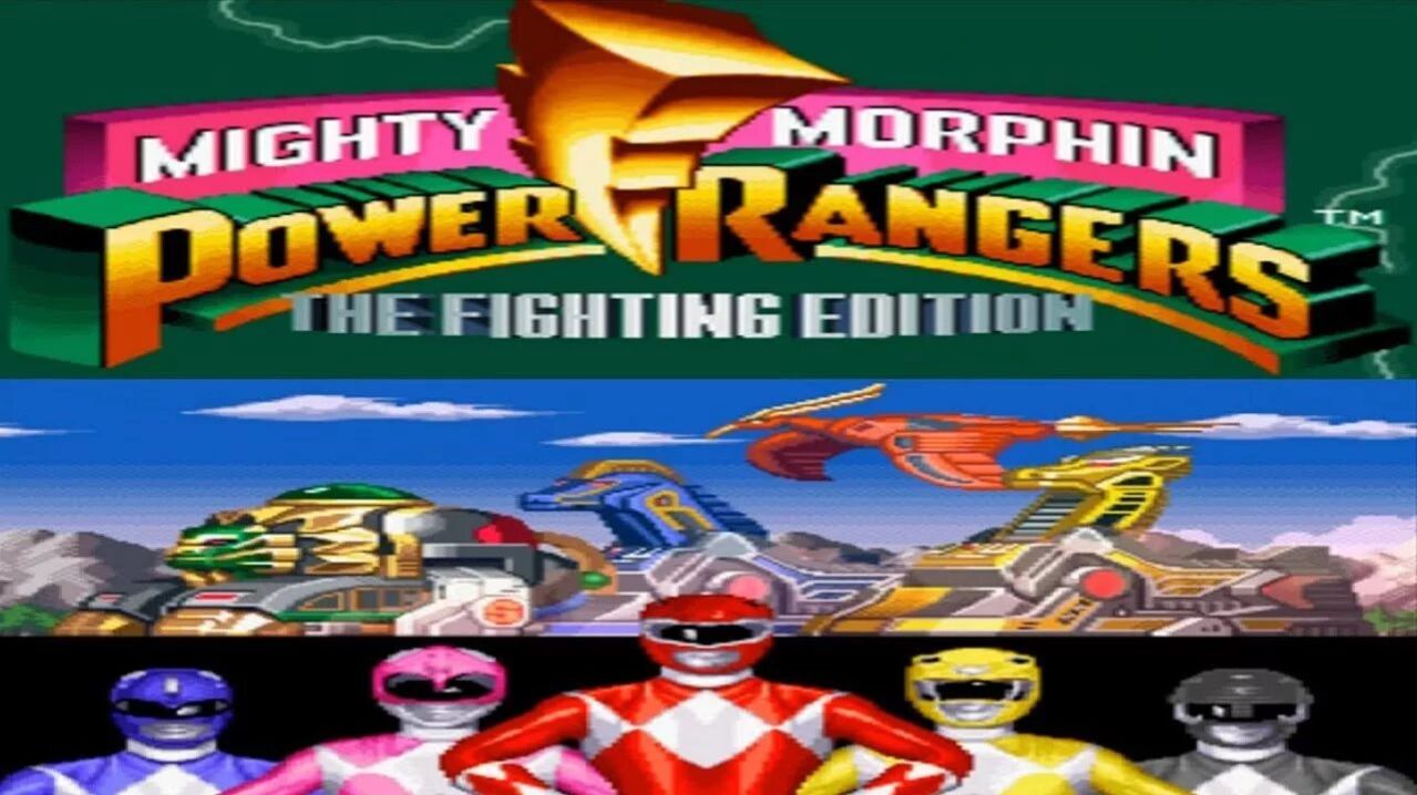 Sega Mega Drive 2 (Smd) 16-bit Mighty Morphin Power Rangers Fighter Полное прохождение