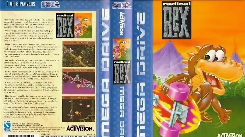 Sega Mega Drive 2 (Smd) 16-bit Radical Rex Полное Прохождение