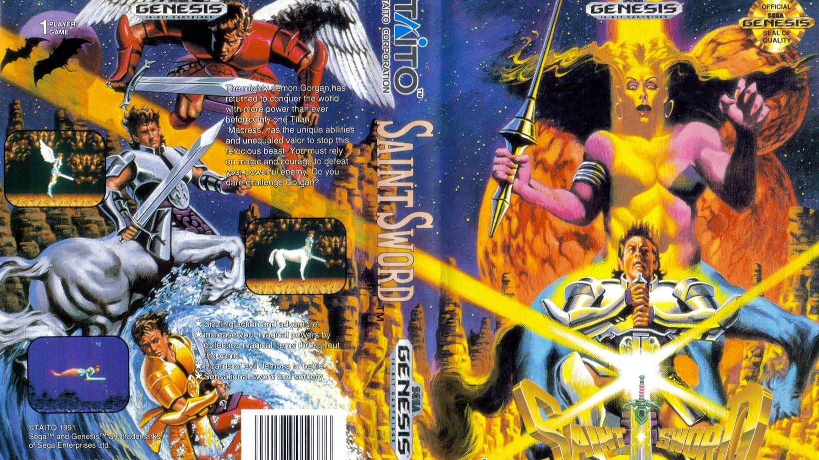 Sega Mega Drive 2 (Smd) 16-bit Saint Sword Полное Прохождение