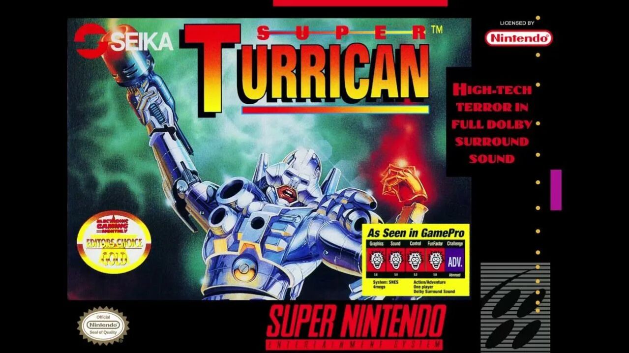 Super Nintendo (Snes) 16-bit Super Turrican Прохождение