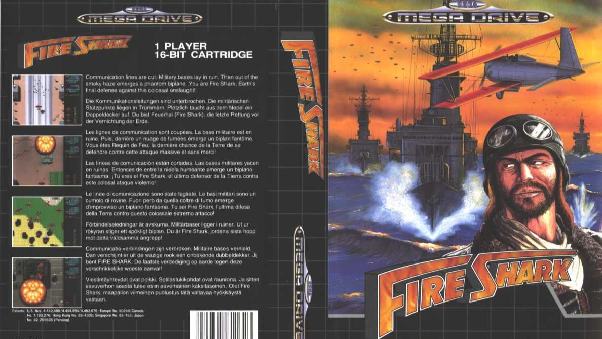 Sega Mega Drive 2 (Smd) 16-bit Fire Shark Полное Прохождение