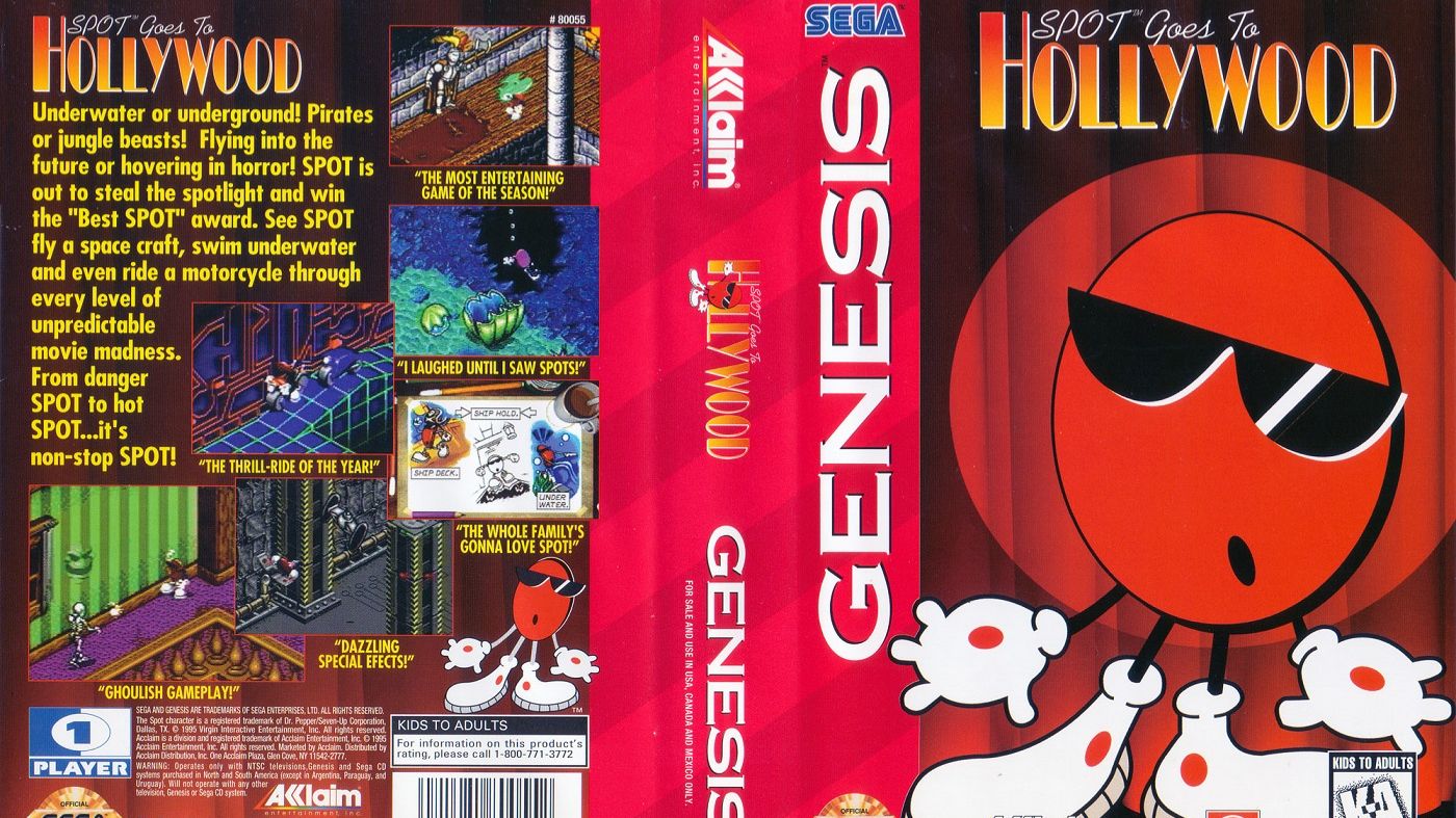 Sega Mega Drive 2 (Smd) 16-bit Spot Goes to Hollywood Полное Прохождение