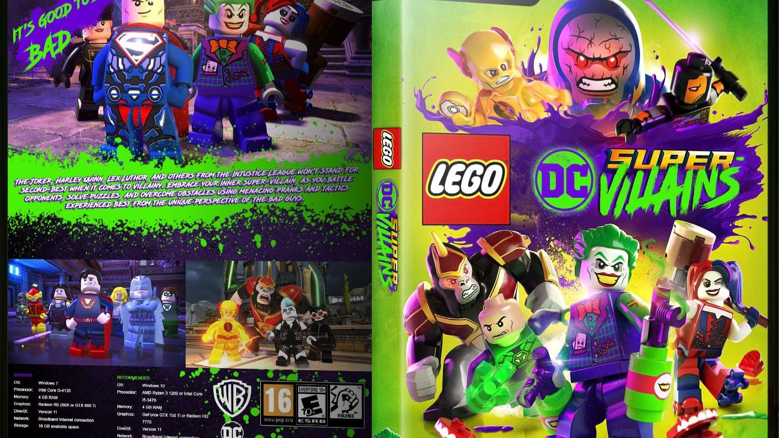 PS4  LEGO Супер злодеи DC Прохождение