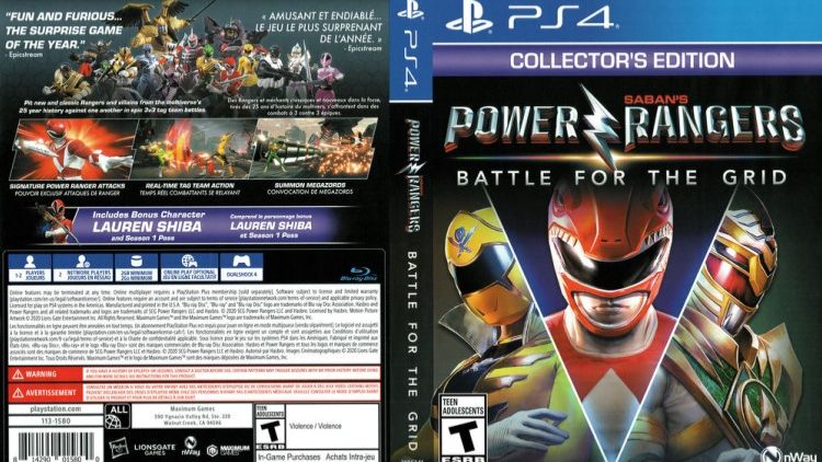 PS 4 Power Rangers - Battle for the Grid Прохождение