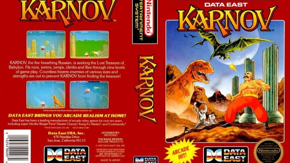 Dendy (Famicom,Nintendo,Nes) 8-bit Karnov Полное Прохождение
